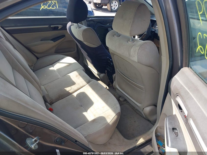 HONDA CIVIC 2009 VIN 2HGFA168X9H512028