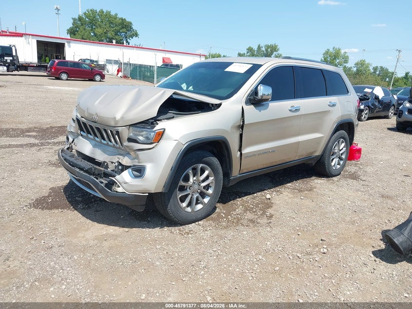 Vin: 1c4rjfbg1ec152926, lot: 46290208, jeep grand cherokee limited 20142