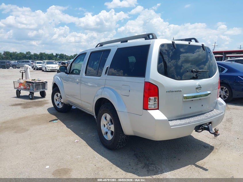 Vin: 5n1ar1nn4cc628095, lot: 46290224, nissan pathfinder s 20123