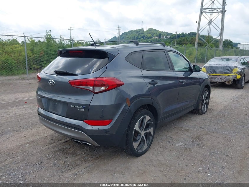 Vin: km8j3ca27gu179486, lot: 46290251, hyundai tucson sport 20164