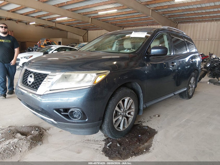 Vin: 5n1ar2mn6dc665092, lot: 46290260, nissan pathfinder sv 20132