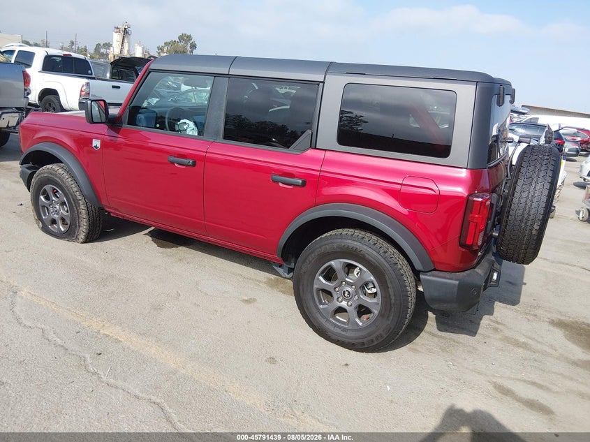 Vin: 1fmde7bh4sla87025, lot: 46290270, ford bronco big bend 20253