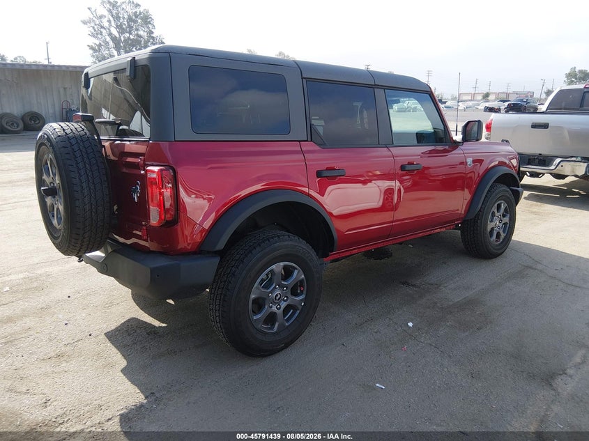 Vin: 1fmde7bh4sla87025, lot: 46290270, ford bronco big bend 20254