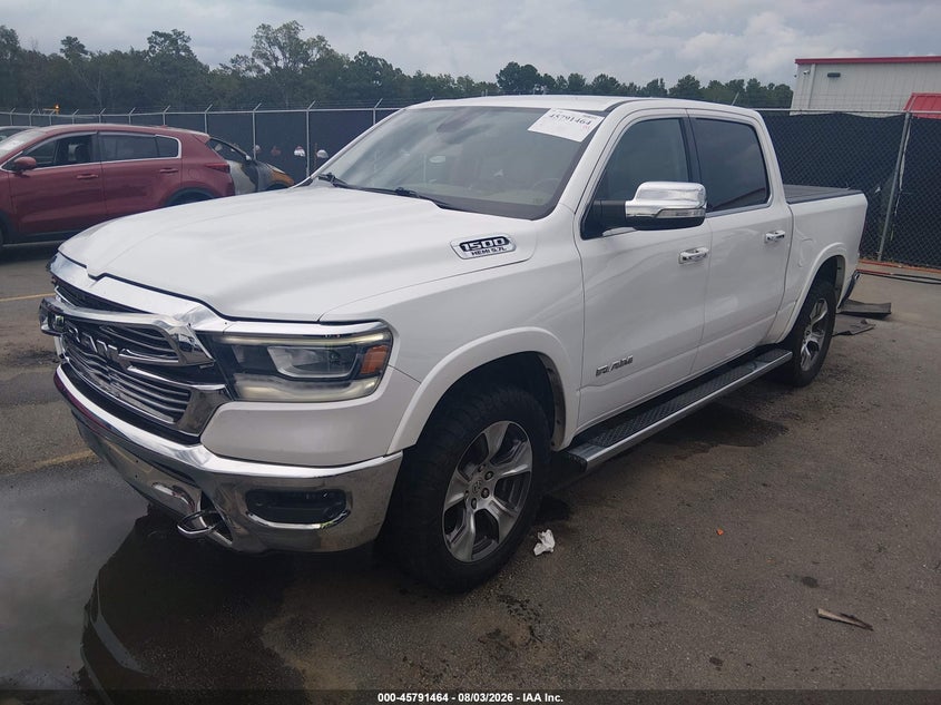 Vin: 1c6srfjt0kn553187, lot: 46290295, ram 1500 laramie 20192