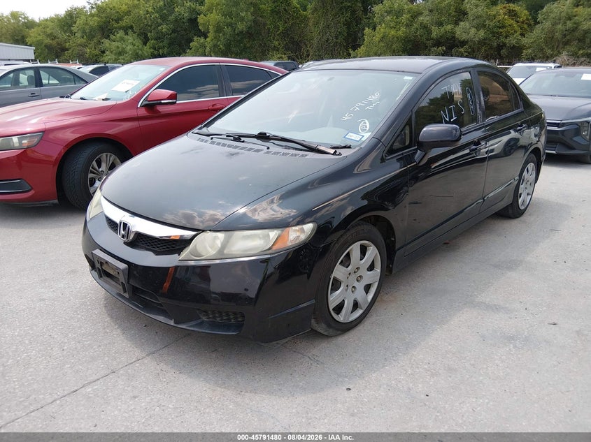 2010 Honda Civic, Звичайний знос, IAAI, VIN 2HGFA1F51AH303352 — фото 2