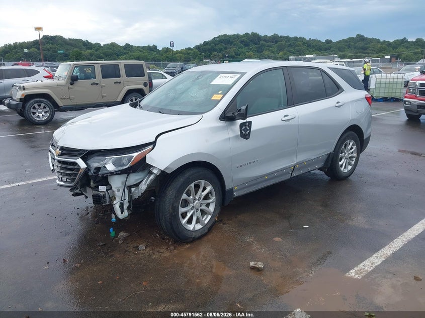 Vin: 3gnaxhev2ms174810, lot: 46290393, chevrolet equinox fwd ls 20212