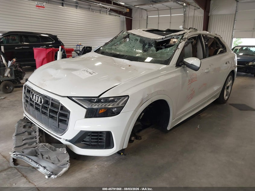 Vin: wa1avbf15pd024860, lot: 46290399, audi q8 premium 55 tfsi quattro tiptronic 20232