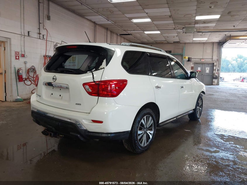 Vin: 5n1dr2mm8hc695575, lot: 46290404, nissan pathfinder s 20174
