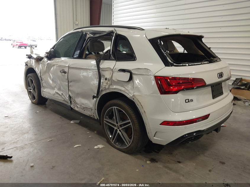 Vin: wa1e2afyxp2118004, lot: 46290405, audi q5 premium plus 55 tfsi e s line quattro s tronic 20233