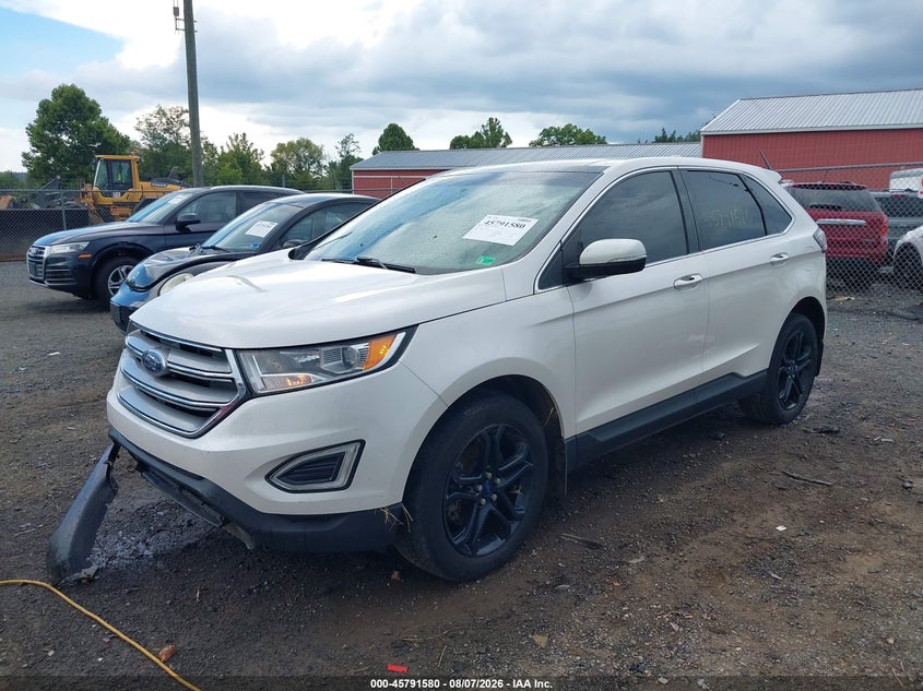 Vin: 2fmpk4k81hbc42398, lot: 46290411, ford edge titanium 20172