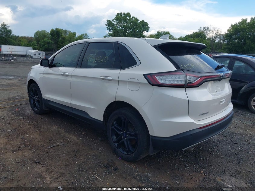 Vin: 2fmpk4k81hbc42398, lot: 46290411, ford edge titanium 20173