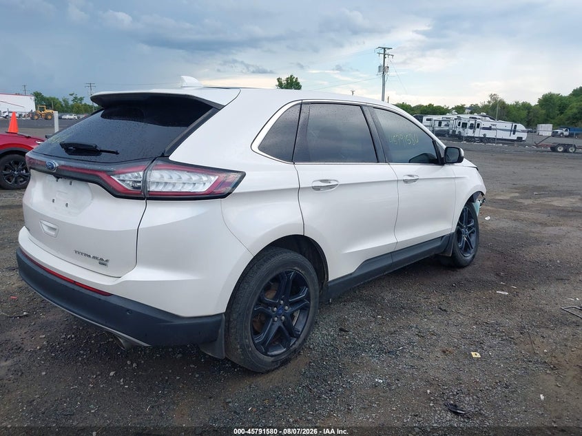 Vin: 2fmpk4k81hbc42398, lot: 46290411, ford edge titanium 20174