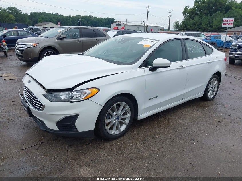 Vin: 3fa6p0lu2kr102686, lot: 46290415, ford fusion hybrid se 20192