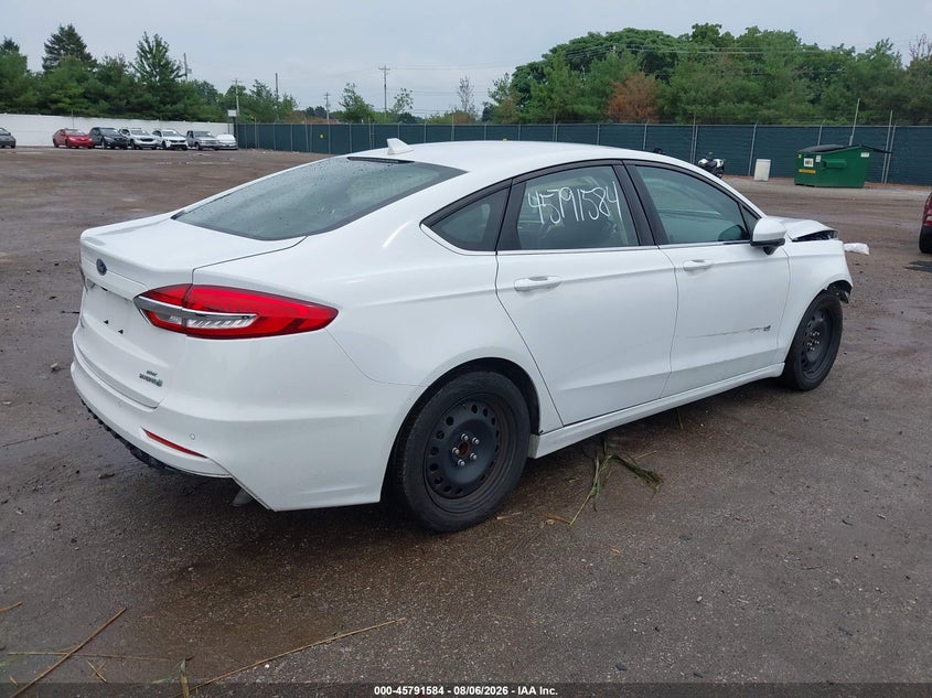 Vin: 3fa6p0lu2kr102686, lot: 46290415, ford fusion hybrid se 20194