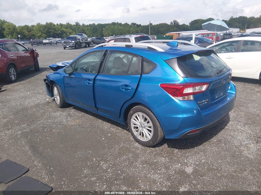 Vin: 4s3gtab62j3719313, lot: 46290439, subaru impreza 2.0i premium 20183