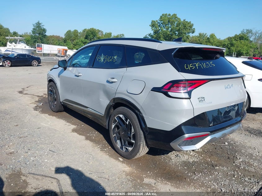 Vin: 5xyk53af8pg079680, lot: 46290456, kia sportage sx-prestige 20233