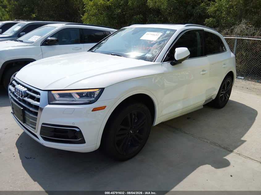 2018 Audi Q5, Обычный износ, IAAI, VIN WA1CNAFY4J2217830 — фото 2