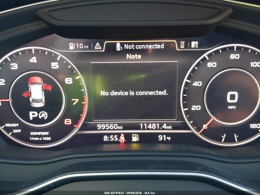 2018 AUDI Q5 SPORT UTILITY VEHICLE 2.0L I-4 DI, DOHC, VVT, TURBO, 252HP