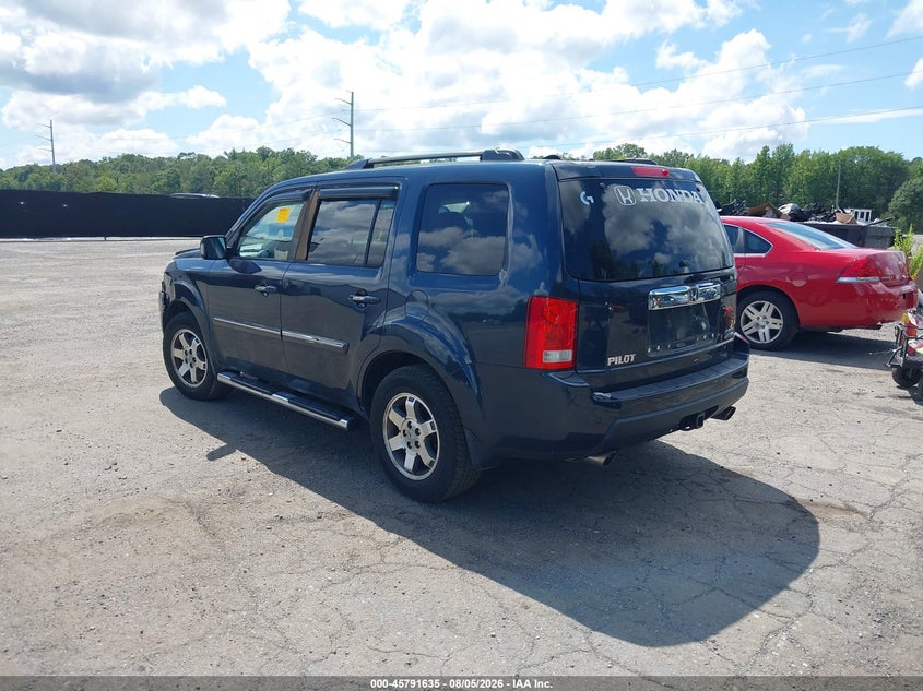 Vin: 5fnyf4h90bb070680, lot: 46290466, honda pilot touring 20113