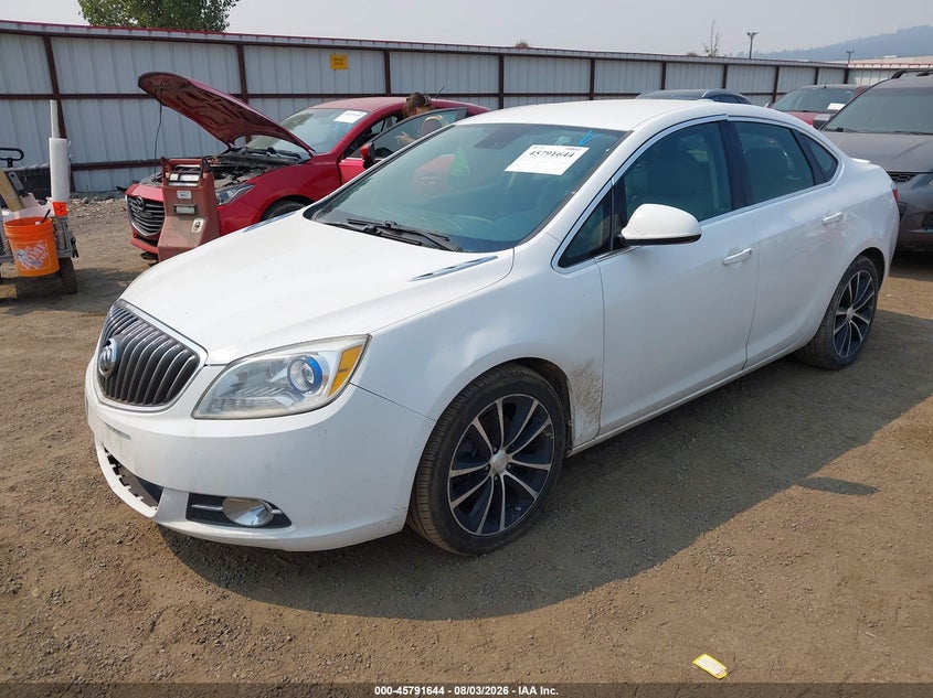 Vin: 1g4pr5sk2h4117367, lot: 46290475, buick verano sport touring 20172