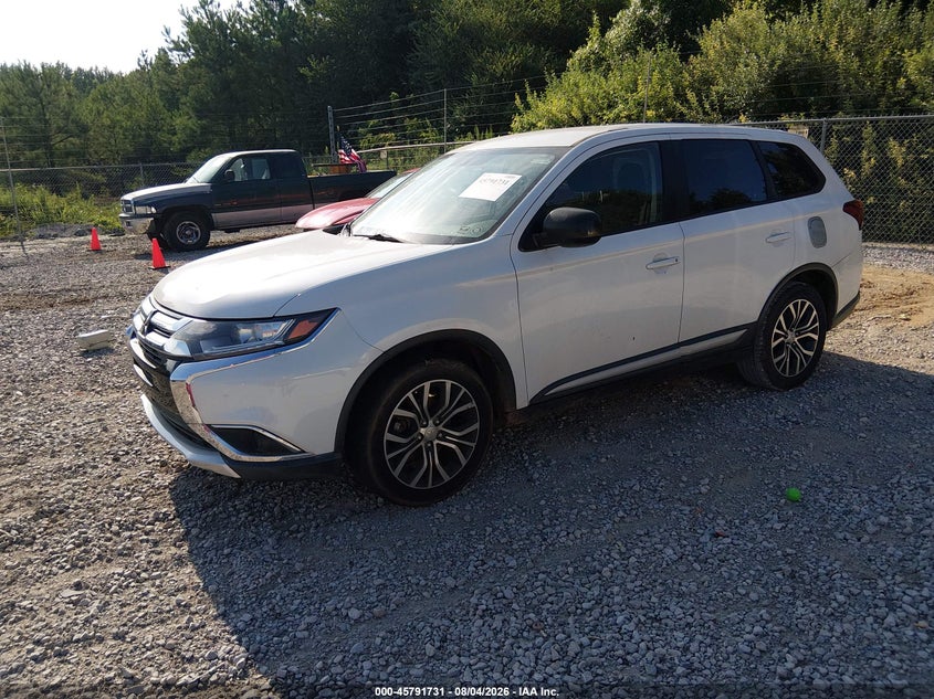 Vin: ja4ad2a39gz003816, lot: 46290562, mitsubishi outlander es 20162