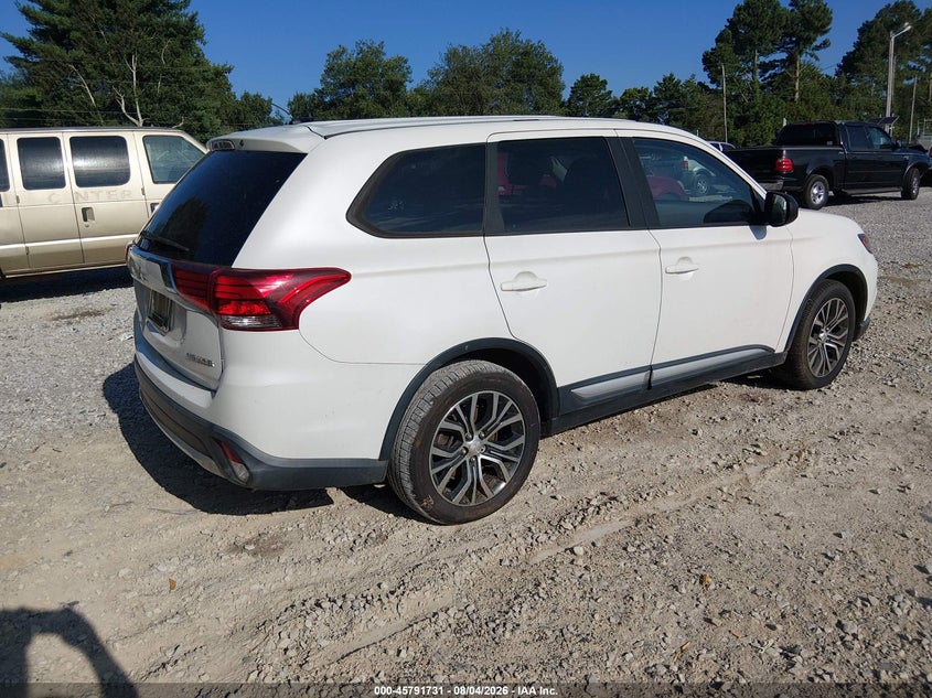 Vin: ja4ad2a39gz003816, lot: 46290562, mitsubishi outlander es 20164