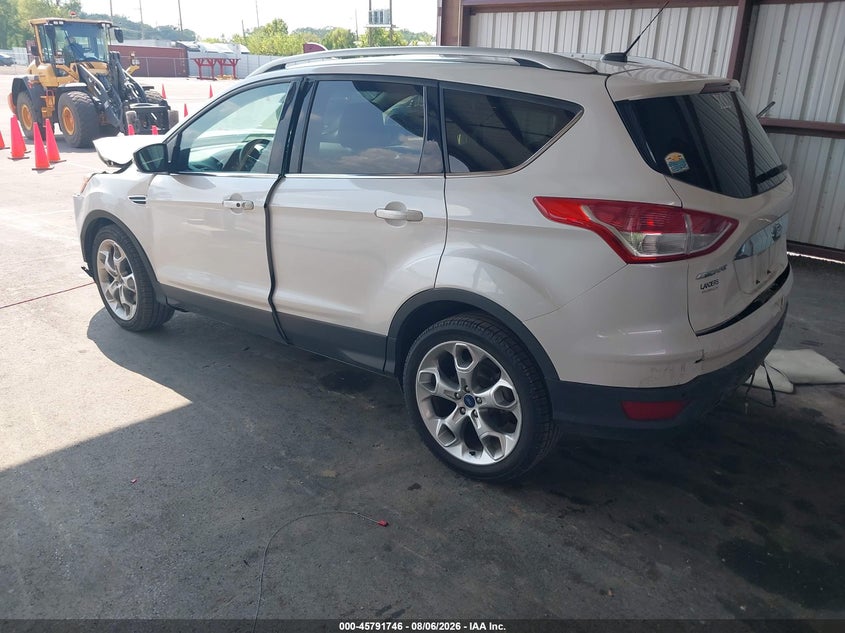 Vin: 1fmcu0j96eud35757, lot: 46290577, ford escape titanium 20143