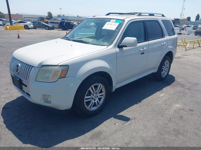 Vin: 4m2cn8hg0akj28592, lot: 46290584, mercury mariner premier 20102