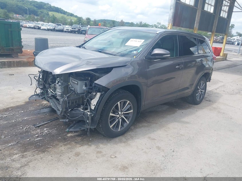 Vin: 5tdjzrfh3hs411106, lot: 46290600, toyota highlander xle 20172