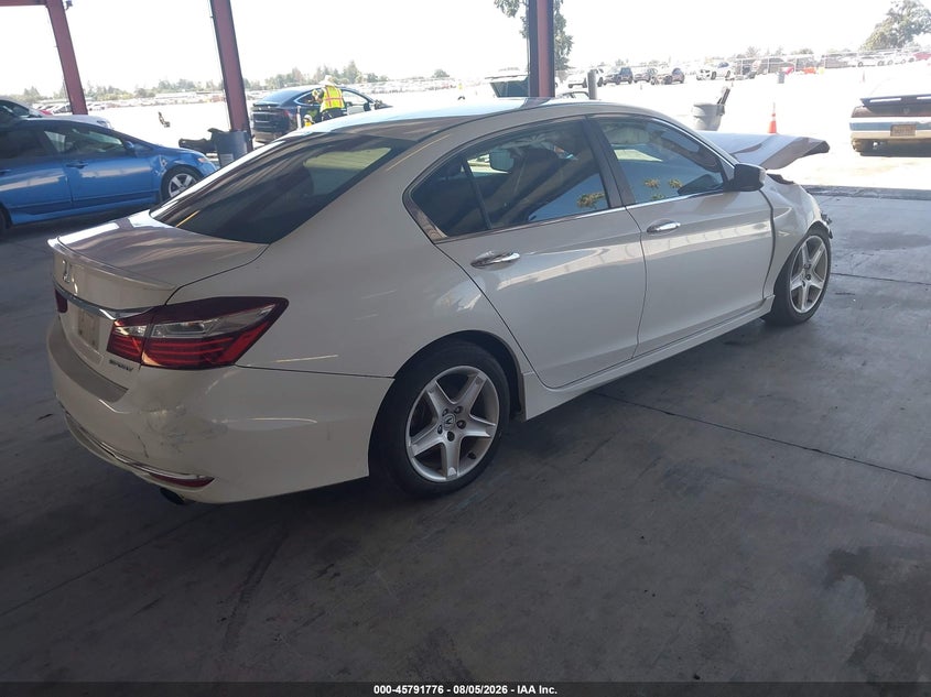 Vin: 1hgcr2f52ga193551, lot: 46290607, honda accord sport 20164