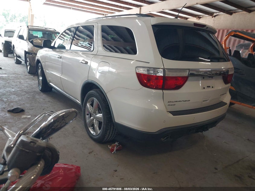Vin: 1d4se5gt6bc693300, lot: 46290637, dodge durango citadel 20113