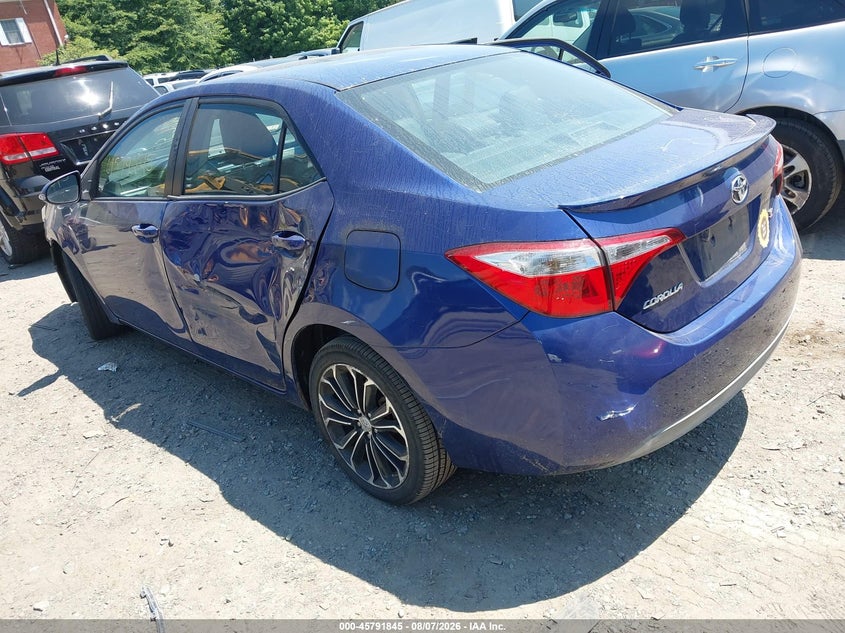 Vin: 2t1burhe6fc439705, lot: 46290676, toyota corolla s plus 20153