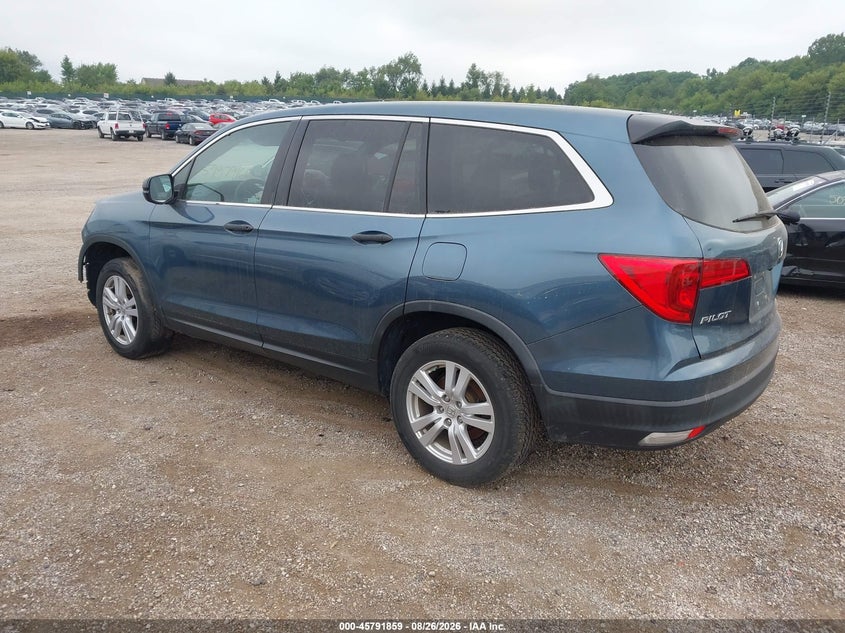 Vin: 5fnyf6h10jb071185, lot: 46290690, honda pilot lx 20183