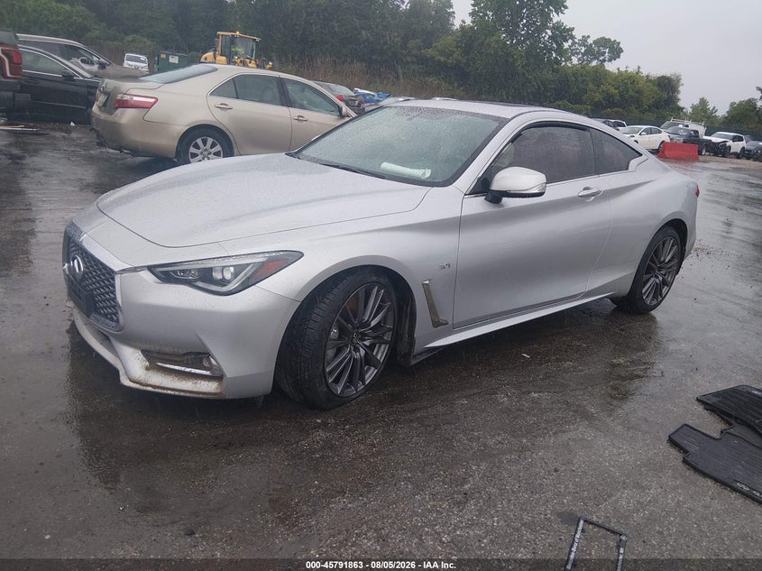 Vin: jn1ev7el4hm553650, lot: 46290694, infiniti q60 3.0t sport 20172