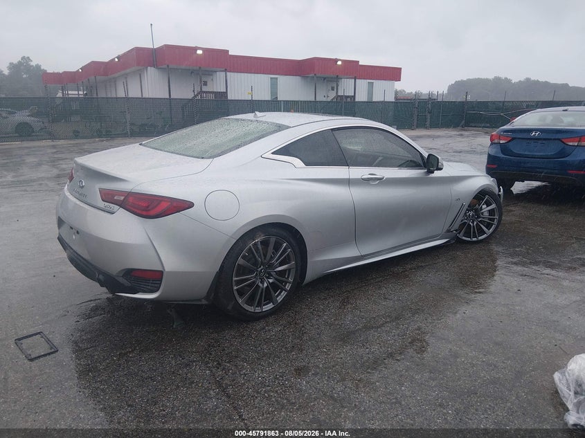 Vin: jn1ev7el4hm553650, lot: 46290694, infiniti q60 3.0t sport 20174