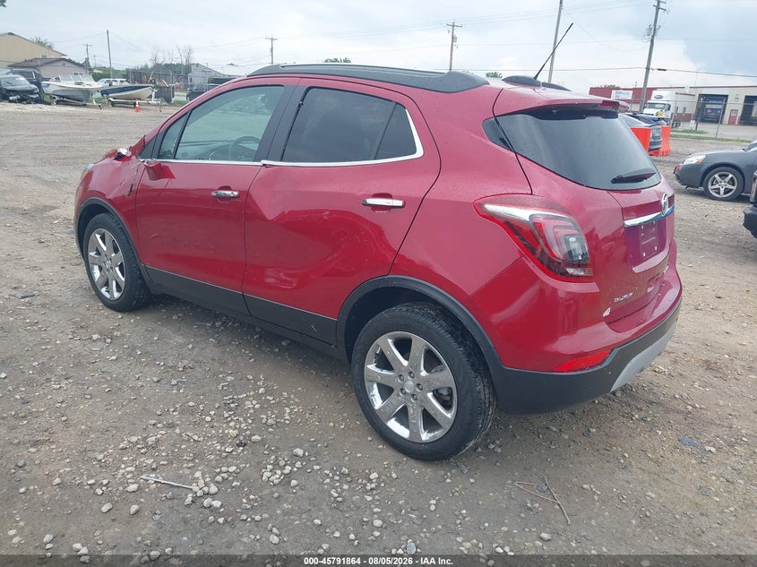 Vin: kl4cjfsmxjb631142, lot: 46290695, buick encore preferred ii 20183