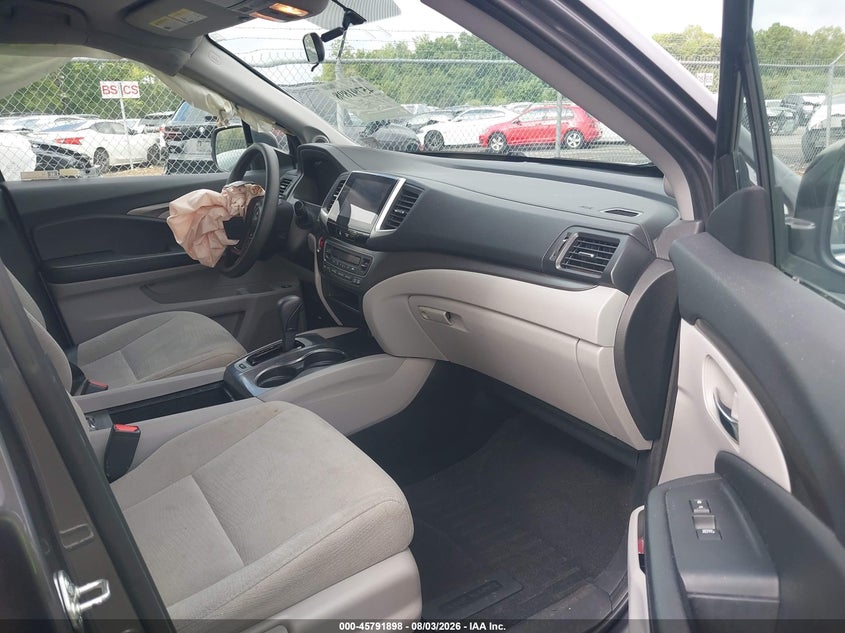 HONDA PILOT 2017 VIN 5FNYF6H35HB095378
