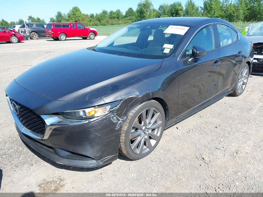 Vin: 3mzbpbcm1mm207592, lot: 46290747, mazda mazda3 preferred 20212