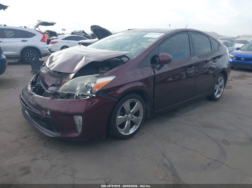 Vin: jtdkn3du4d5572027, lot: 46290750, toyota prius three se 20132