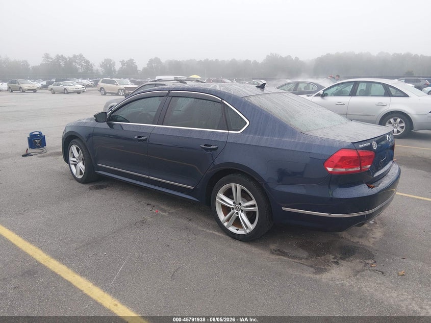 2014 VOLKSWAGEN PASSAT SEDAN 2.0L I-4 DI, DOHC, TURBO, 140HP