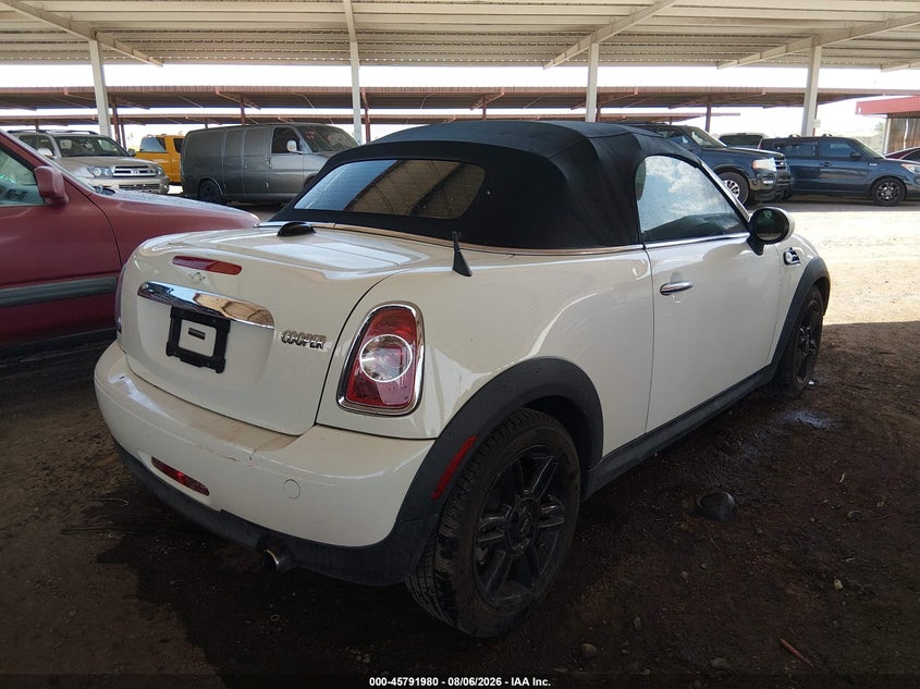 2015 MINI ROADSTER CABRIO 1.6L I-4 DOHC, VVT, 121HP