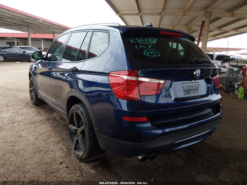 Vin: 5uxwx7c55g0k36688, lot: 46290886, bmw x3 xdrive35i 20163