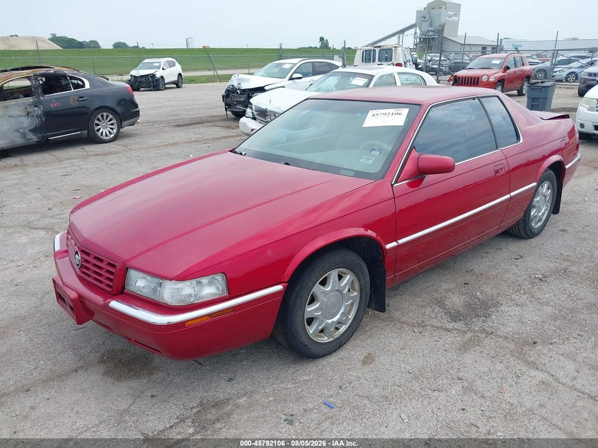 1998 Cadillac Eldorado, Обычный износ, IAAI, VIN 1G6ET1290WU614825 — фото 2