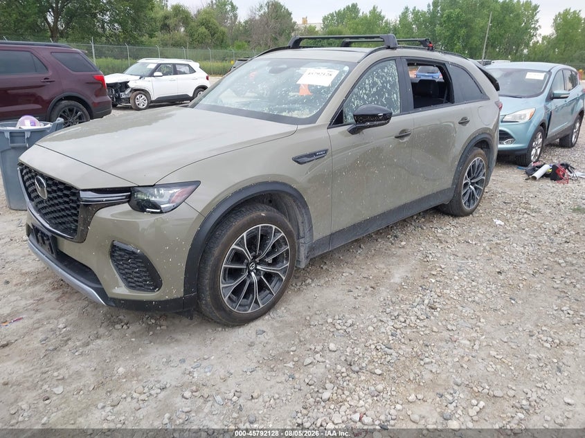 Vin: jm3kjeha6s1100706, lot: 46290959, mazda cx-70 phev premium plus package 20252