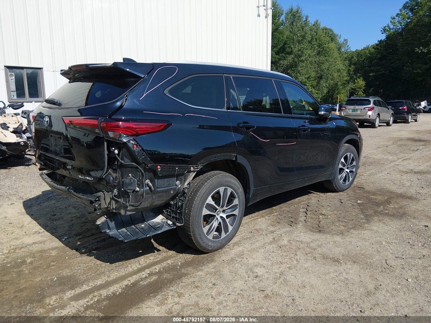 Vin: 5tdhzrbh6ns180959, lot: 46290988, toyota highlander xle 20224