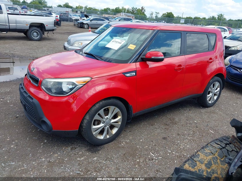 Vin: kndjp3a52e7734598, lot: 46290991, kia soul + 20142