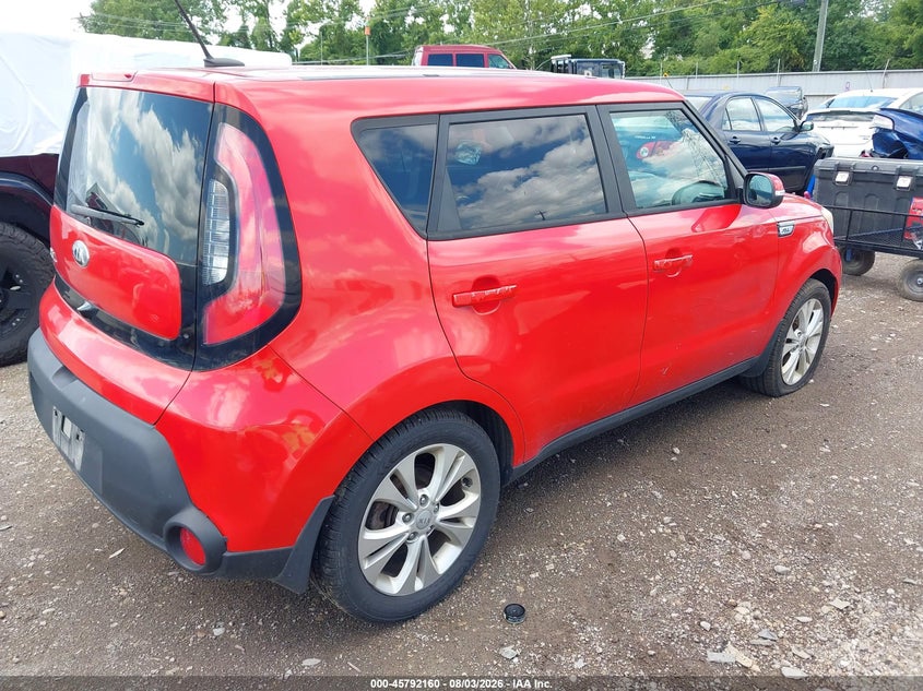 Vin: kndjp3a52e7734598, lot: 46290991, kia soul + 20144