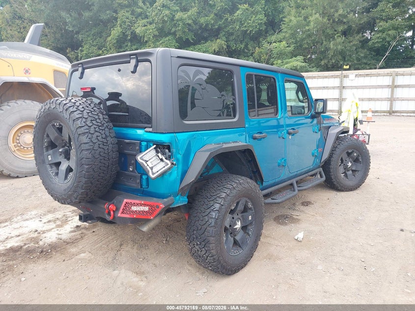 Vin: 1c4hjxfg7kw644432, lot: 46291000, jeep wrangler unlimited rubicon 4x4 20194