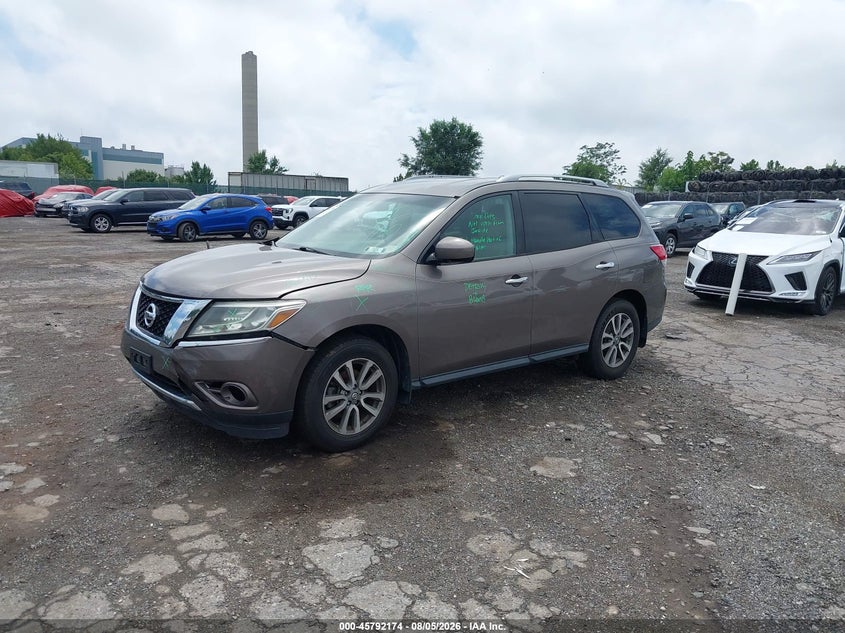 Vin: 5n1ar2mm5ec614935, lot: 46291005, nissan pathfinder sv 20142