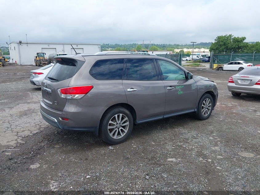 Vin: 5n1ar2mm5ec614935, lot: 46291005, nissan pathfinder sv 20144